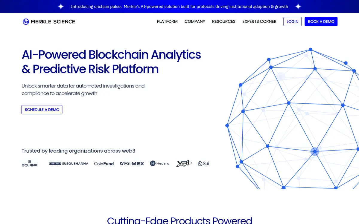Merkle Science — screenshot